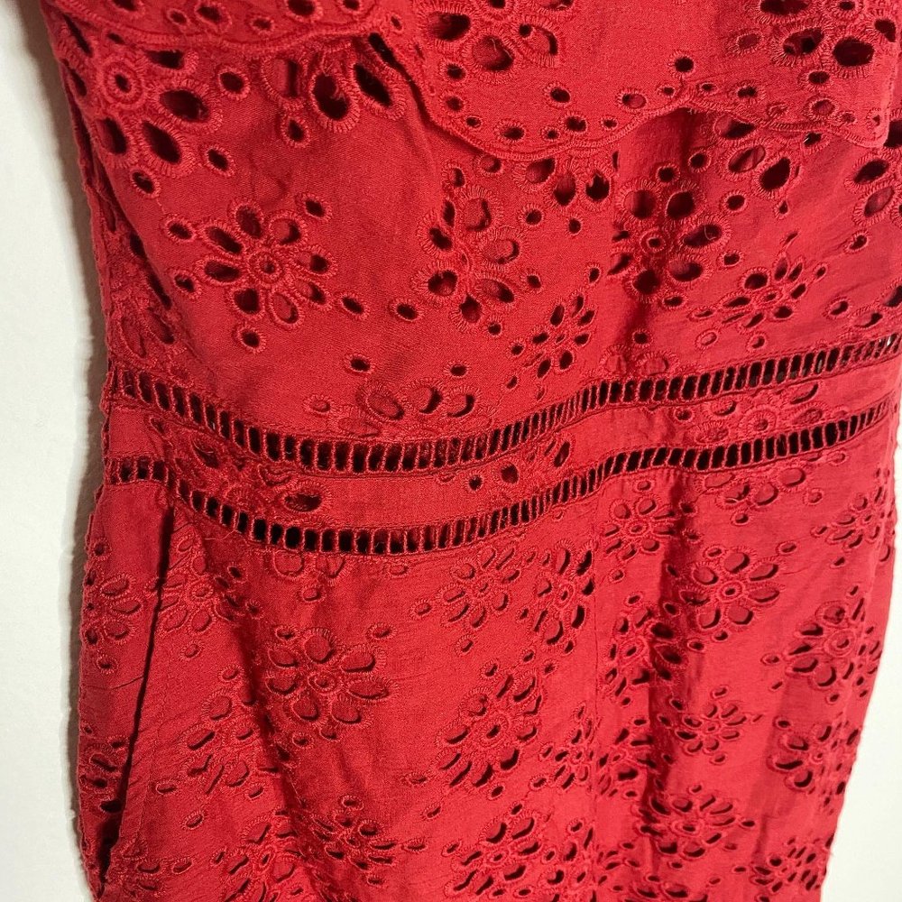 Lovers + Friends NWT Naya Jumpsuit Deep Red Elasti - Picture 15 of 16
